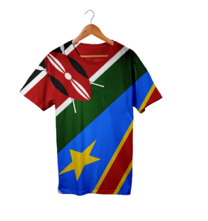 KENYA & CONGO FLAG T-SHIRT
