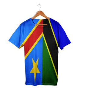 CONGO & TANZANIA FLAG T-SHIRT