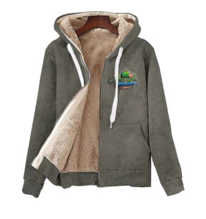 LWINDI MART LOGO ZIPPER HOOD